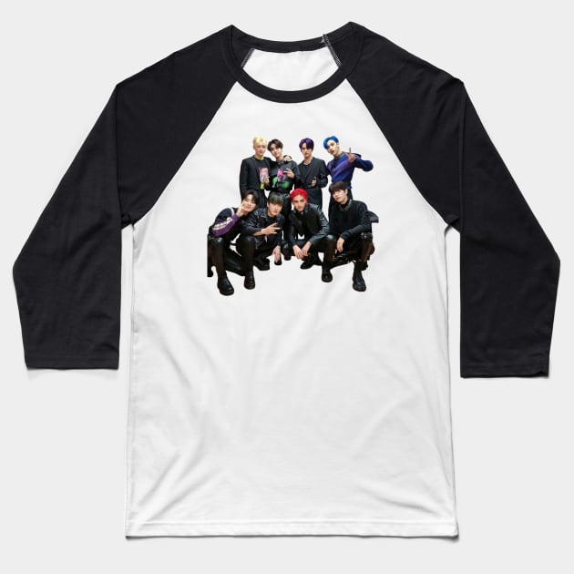 Stray kids Baseball T-Shirt by CERA23